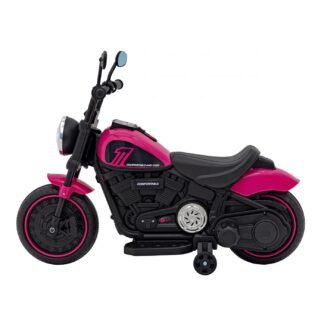 Moto Chopper 6V eléctrica para niños, rosa-pink, 1-4 AÑOS INDA566-RA-AHL008